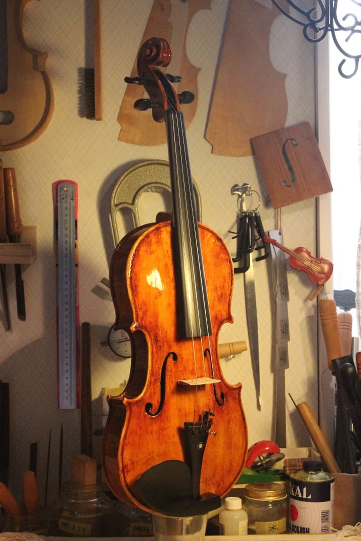12/18更新.製作楽器①】バイオリン(ガダニーニモデル) 4/4 2025