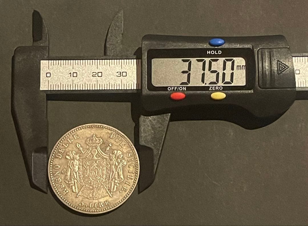 1813年 ナポリ王国 5リラ銀貨 ミュラ肖像 ナポレオン義弟 - メルカリ