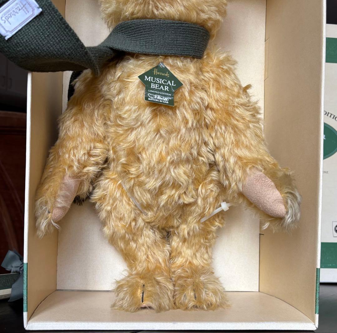 Steiffシュタイフ 英国ハロッズ限定カレッジベア1996 テディベア