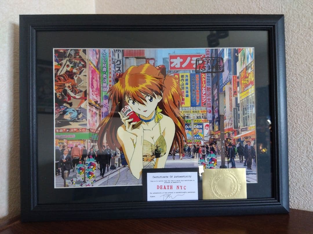 額付き】アートポスター エヴァンゲリヲン アスカ・ラングレー