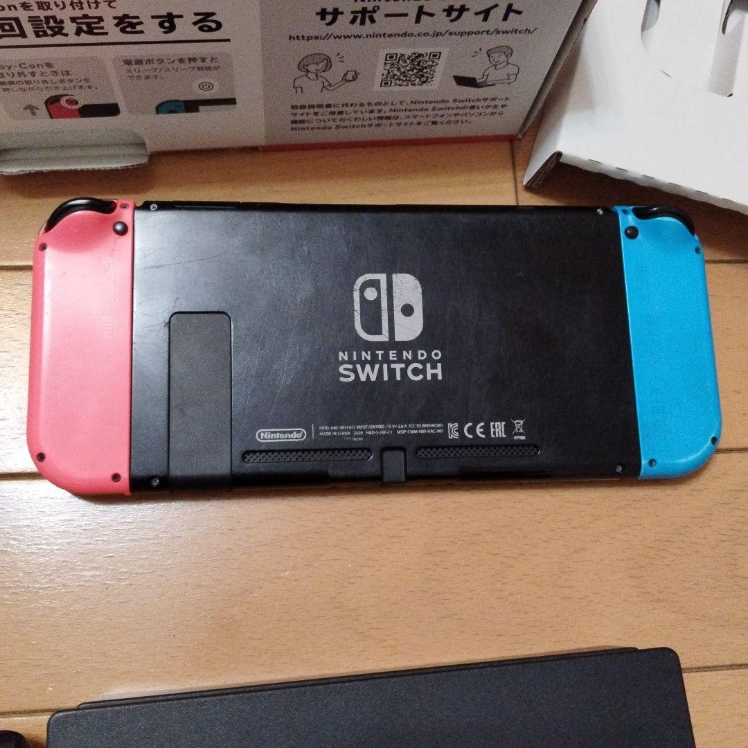 ♥NintendoSwitchネオンブルー＆レッドケース+fifa19とプーマ靴