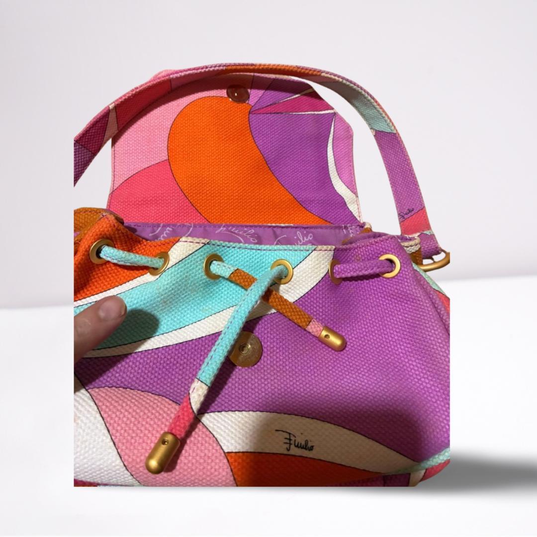 【エミリオプッチ】パリジェンヌ風ショルダーバッグ♪Emilio Pucci