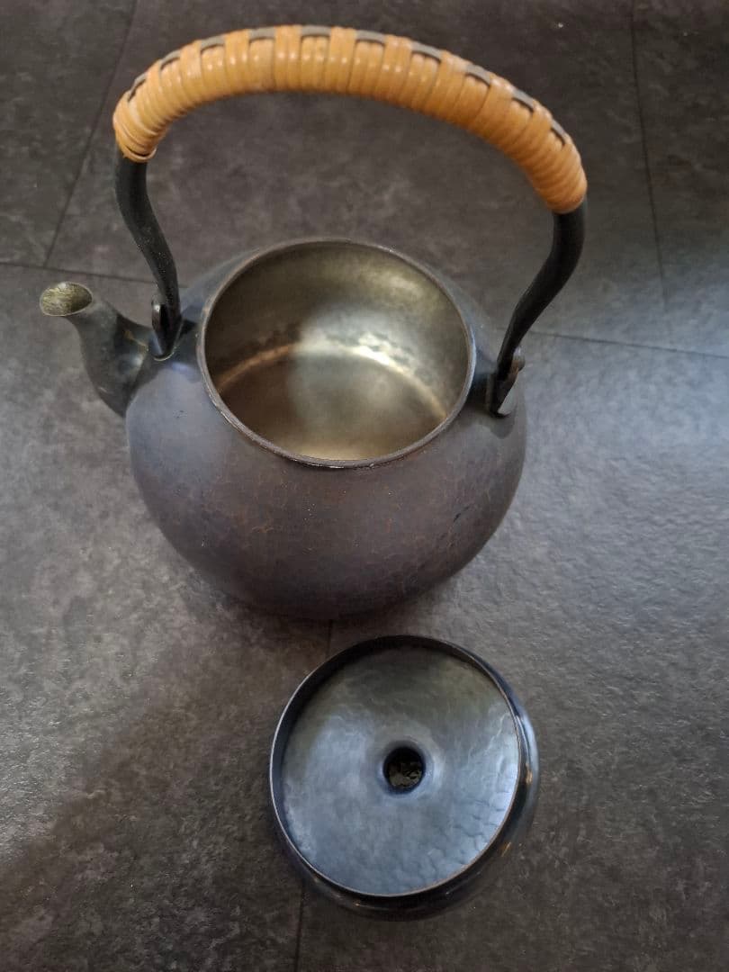 玉川堂　湯沸　薬缶　やかん　銅器　水注　骨董　アンティーク