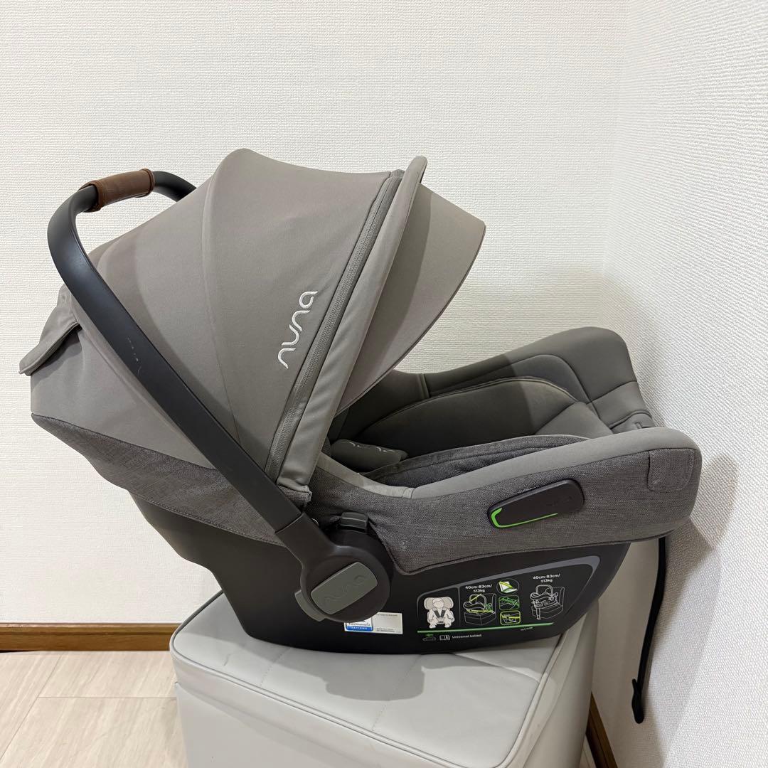 【美品】nuna PIPA next N チャイルドシート グラナイト