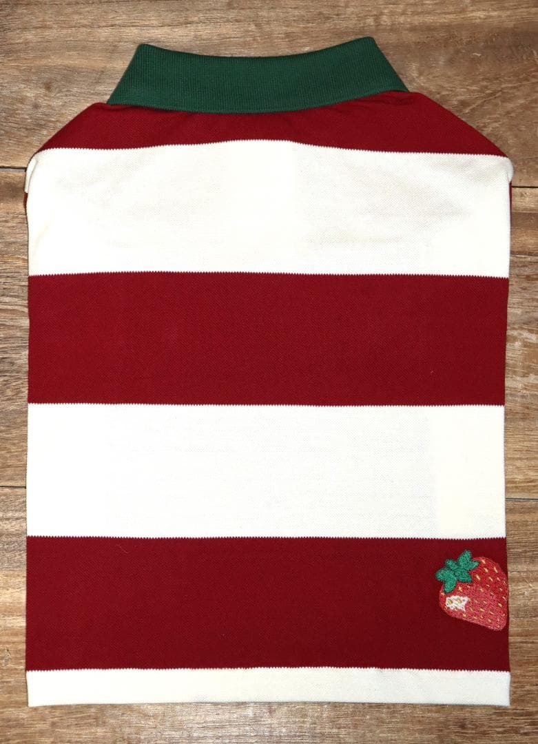 新品 GUCCI ペットコレクション ビッグストライプシャツ(XXXSサイズ)Ⓗ