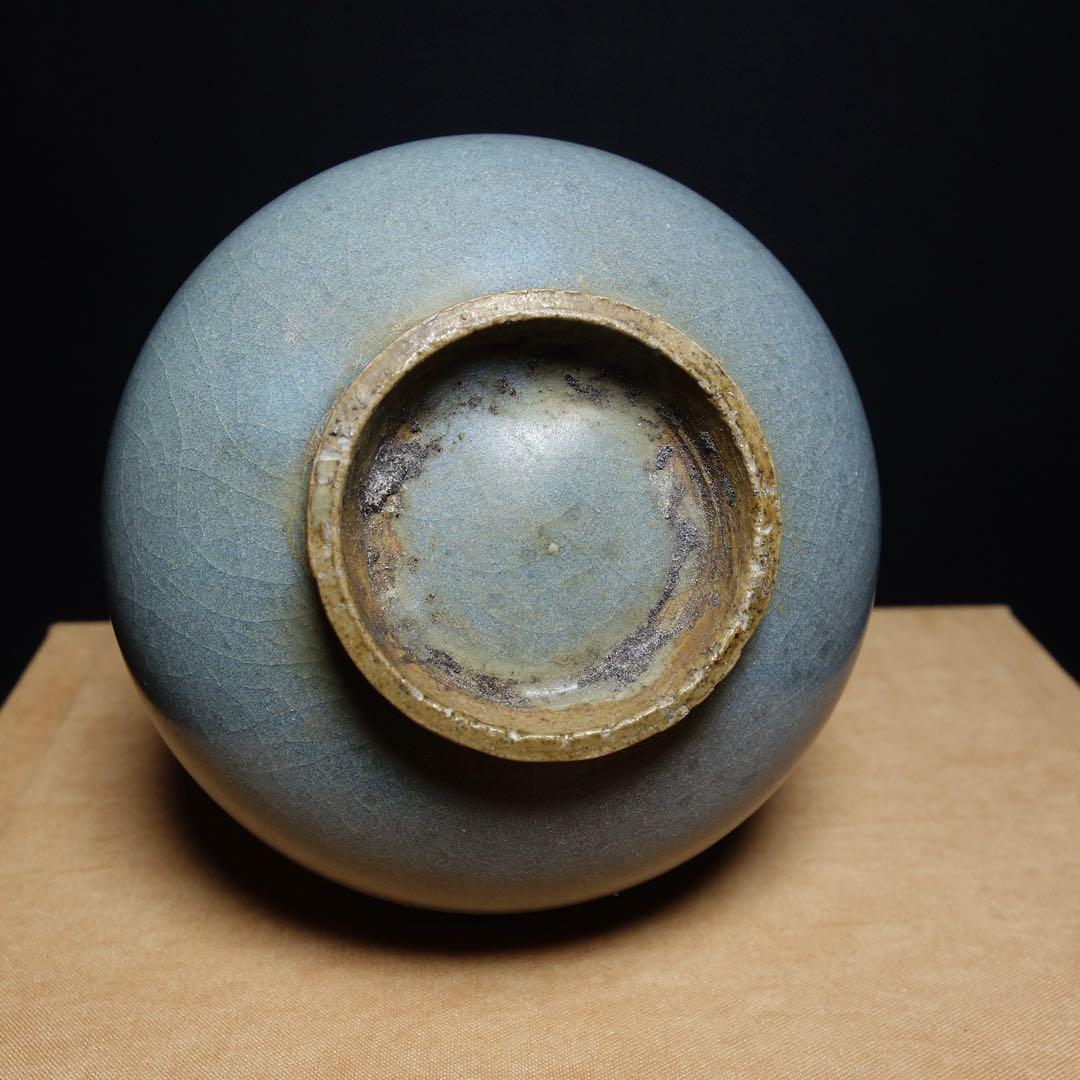 宋代　窯　陶磁器　コレクション品 紫色斑模様 花瓶