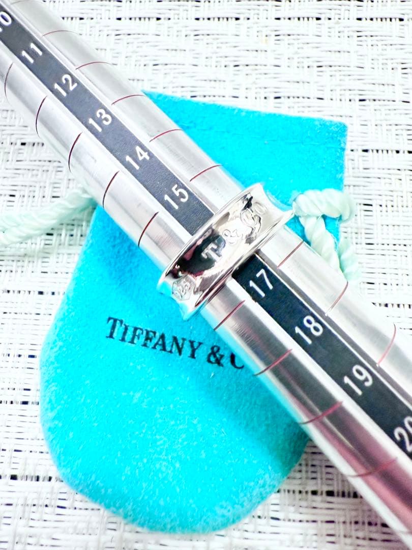 ティファニー　ナローリング　指輪　16.5号　研磨済み　1837 TIFFANY
