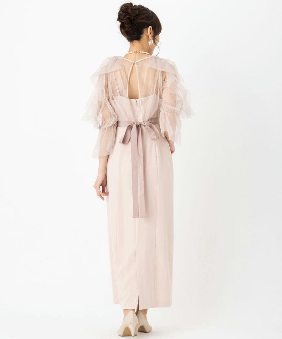 SNIDEL Sustainable リボンスリーブボレロワンピース