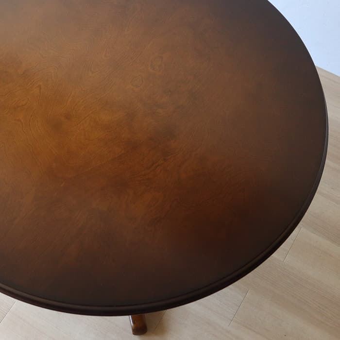 ヴィンテージ 飛騨産業 穂高 丸 ダイニングテーブル キツツキ