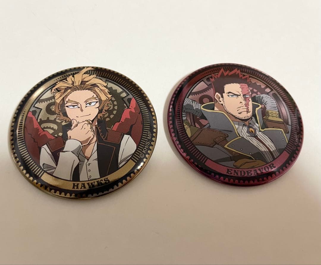 ヒロアカ ホークス エンデヴァー 缶バッジ - メルカリ