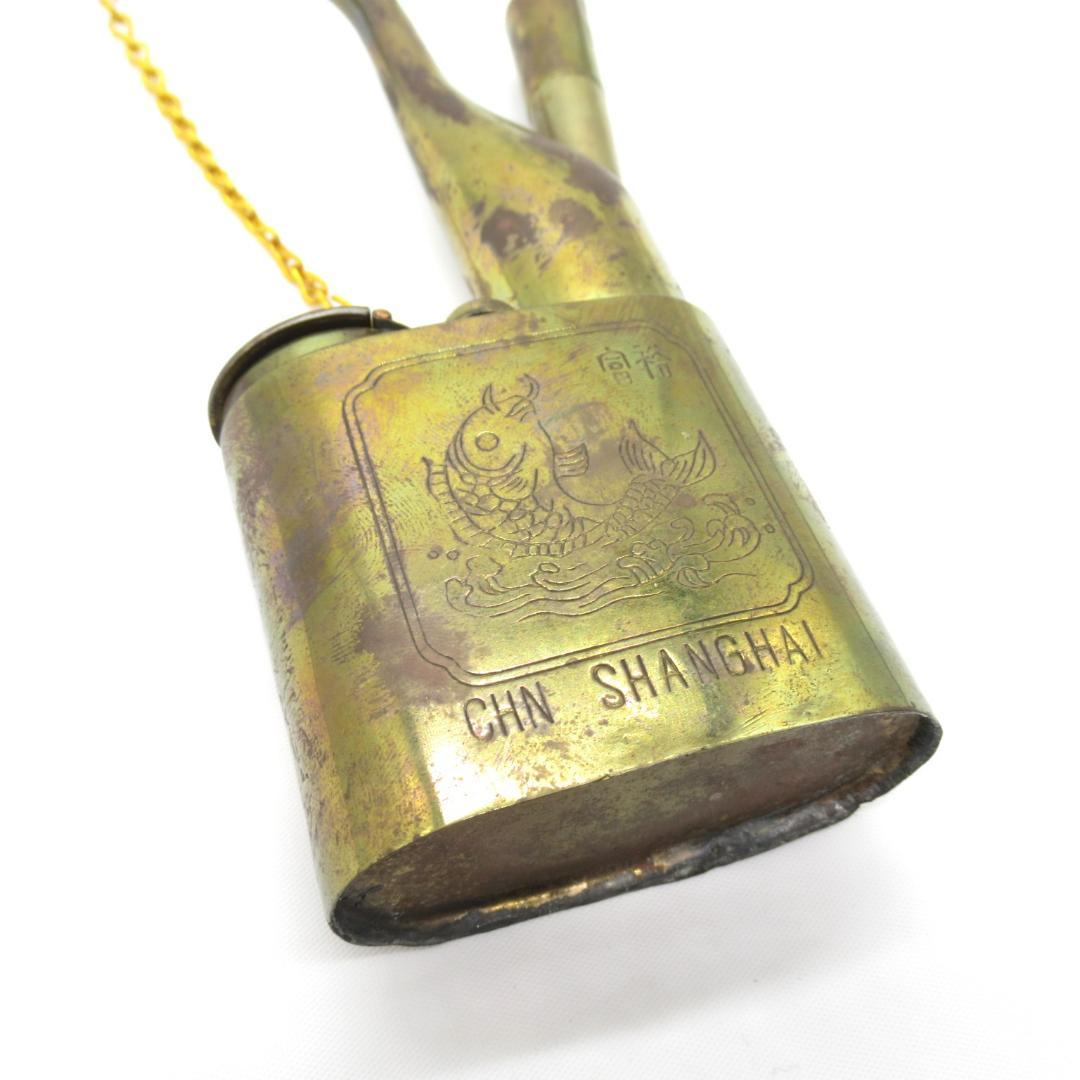 中国 上海 水タバコ 水パイプ アンティーク 水煙管 水煙壺 喫煙具