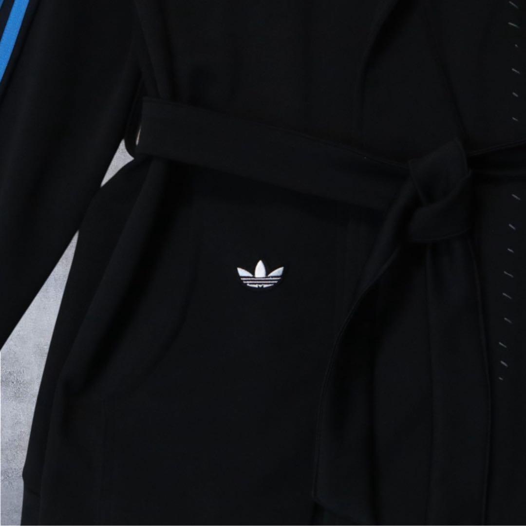 【美品一点物】GILET adidas ジャージガウン ブラック
