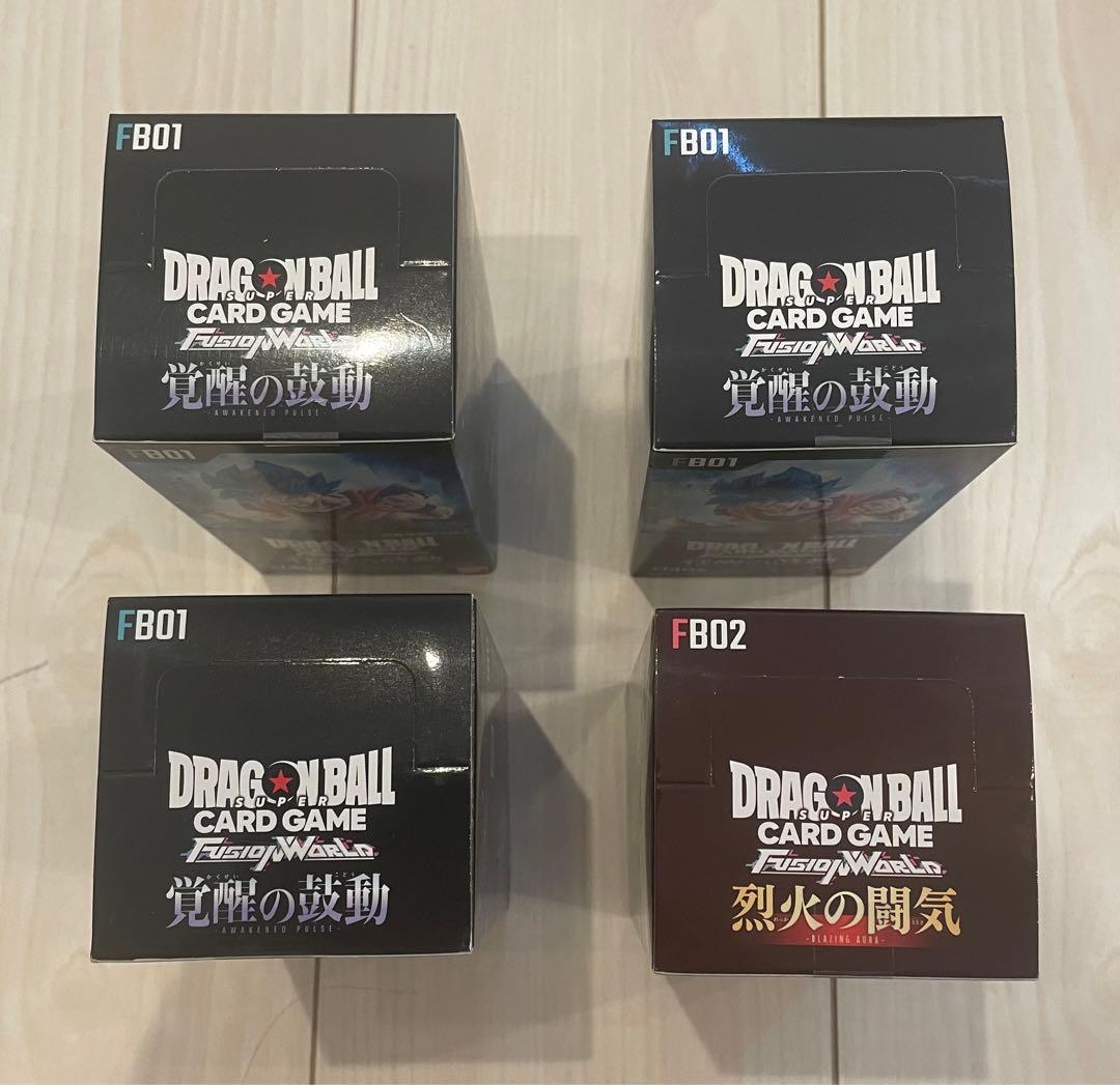 覚醒の鼓動 烈火の闘気 4BOX テープ付き 新品未開封