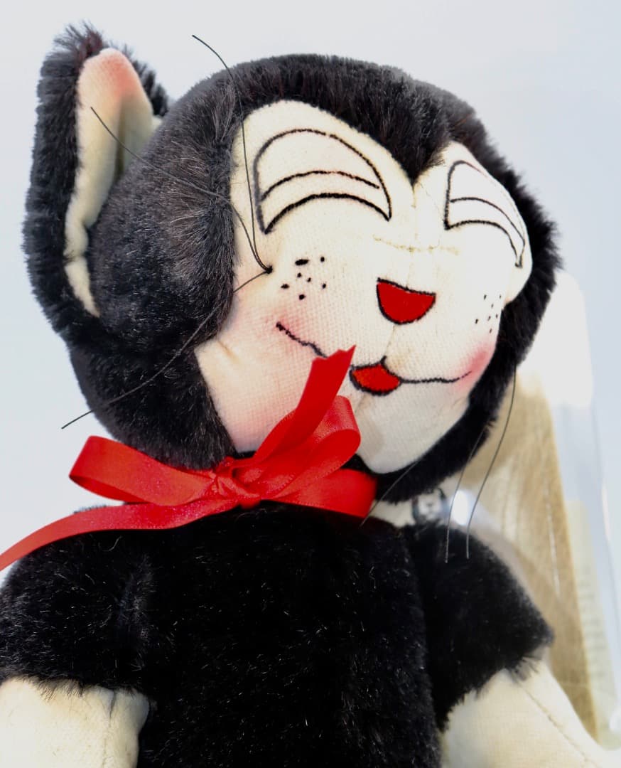OOLOO ボンゾの友達の黒い猫 MERRYTHOUGHT イギリス ぬいぐるみ