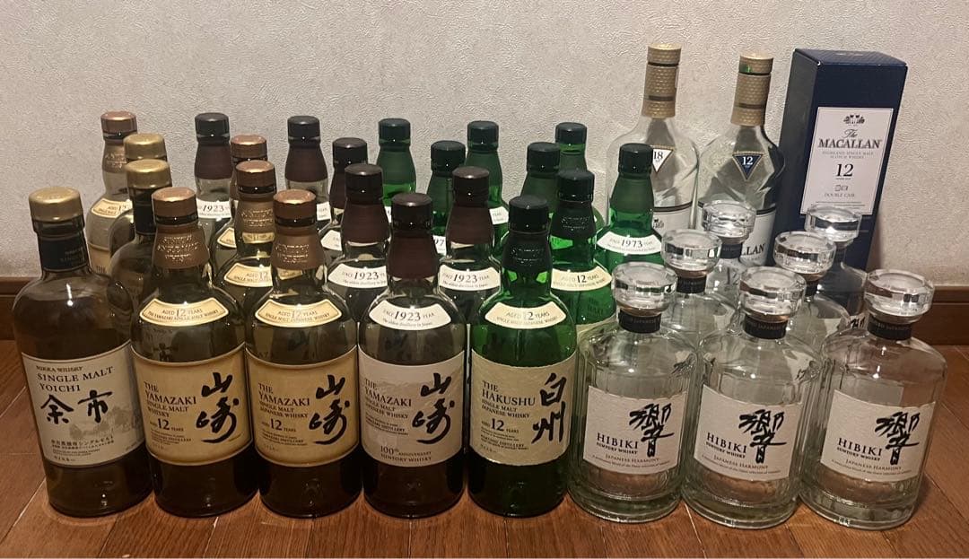 人気ウイスキーまとめ売り マッカラン18 響 白州 山﨑
