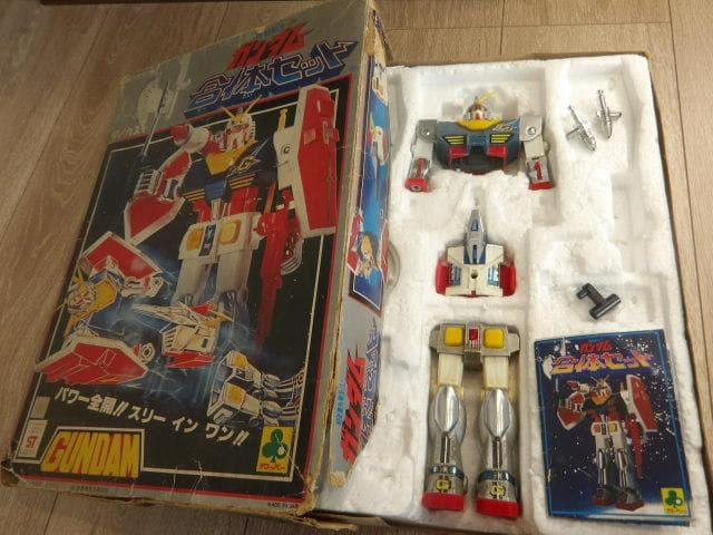 超合金　クローバーガンダム合体セット　説明書付　ポピー