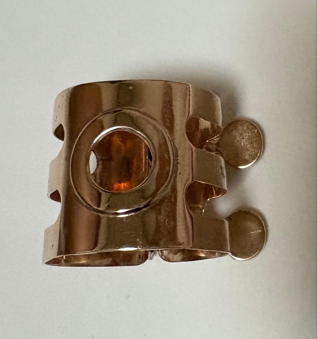 アルトサックス　リガチャー　ウッドストーン　ピンクゴールド　セルマー