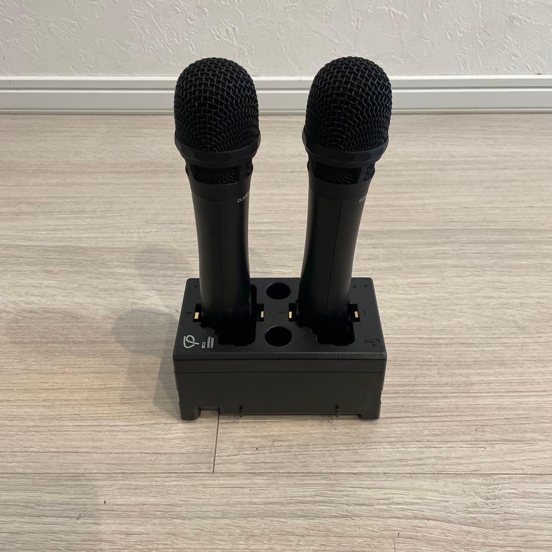 ワイヤレスマイク セット 2.4ghz帯 ハンドマイク2本 ラベリアマイク2本