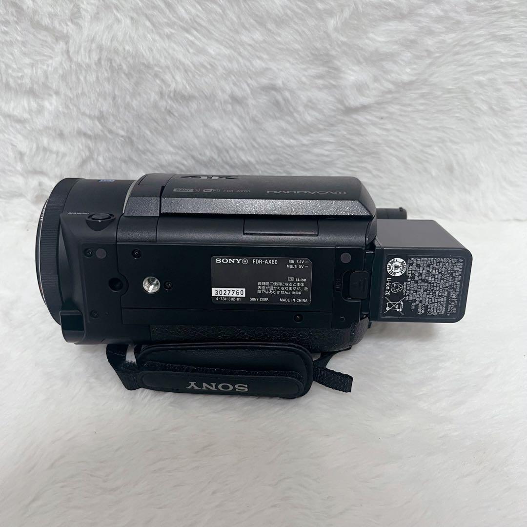 【極美品】SONY 4K ビデオカメラ FDR-AX60