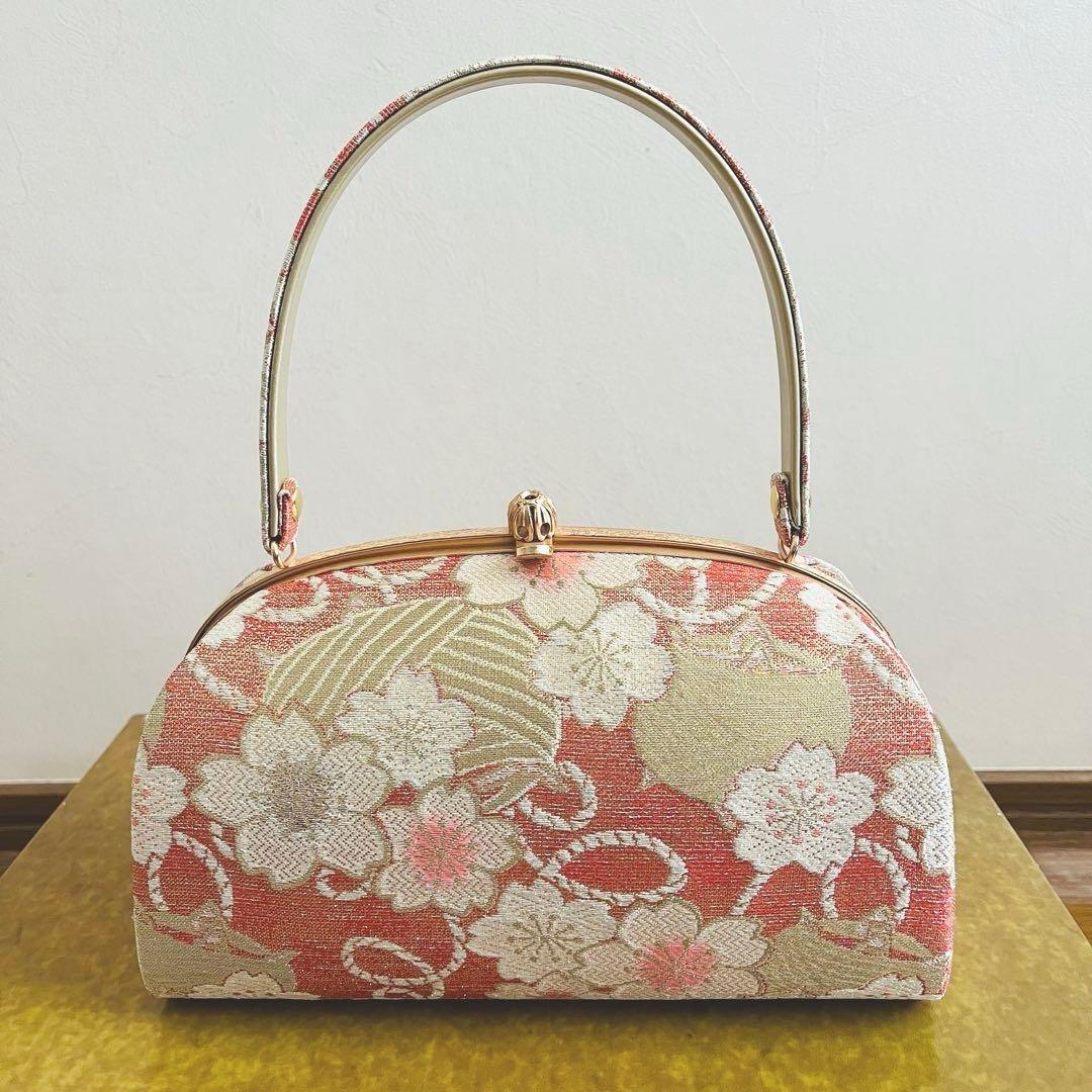 【美品】　振袖用バッグ　草履　成人式　振袖　Ｌサイズ　フリーサイズ