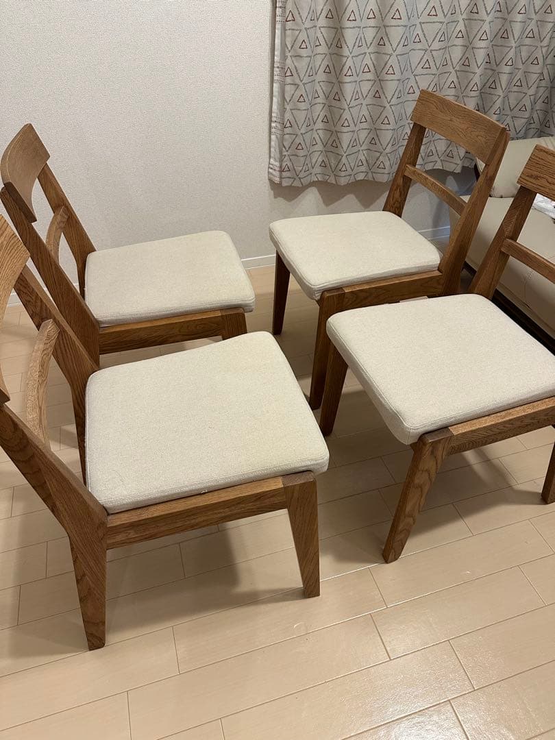 ウニコ　アディ　ダイニングテーブル　イス4脚セット