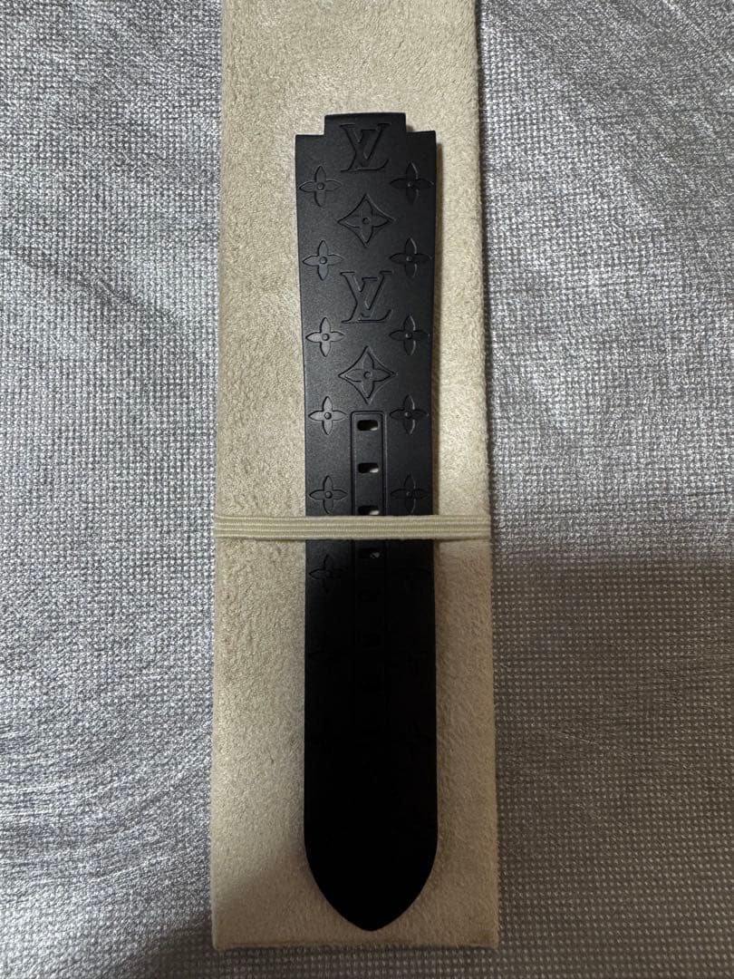Louis Vuitton ブラック　ラバーベルト