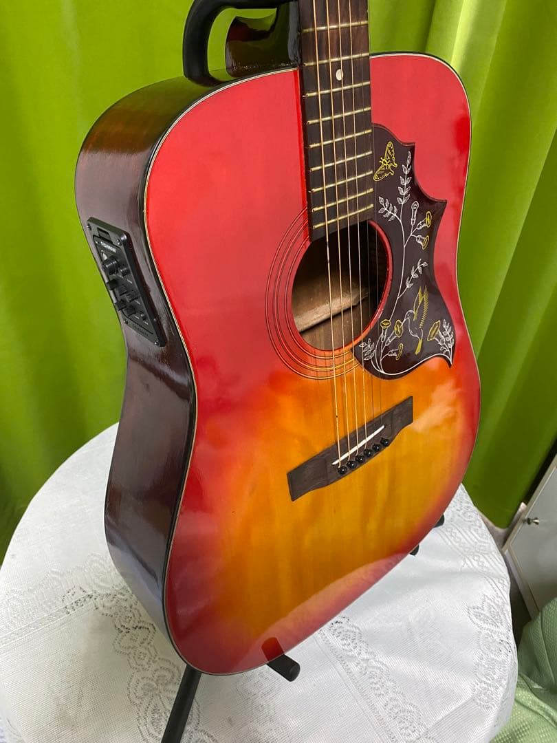 美品 カントリーしようぜ！ ハミングバード HOTTA エレアコ 音出し良好