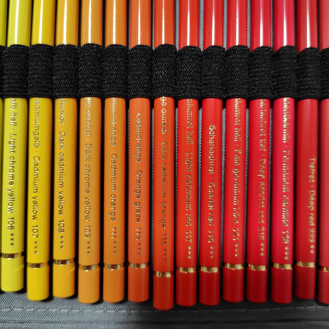 ポリクロモス　油性色鉛筆　まとめ売り　色鉛筆ケース付き