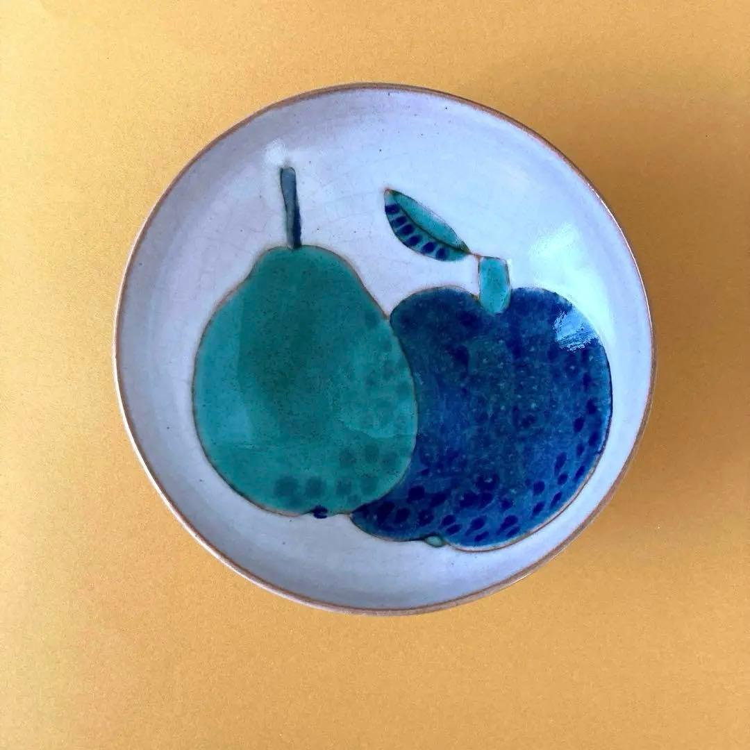 フランス　ヴィンテージ　ジャン/ロベール・クルティエ　ボウル　洋梨・リンゴ フランス ヴィンテージ ジャン/ロベール・クルティエ ボウル 洋梨