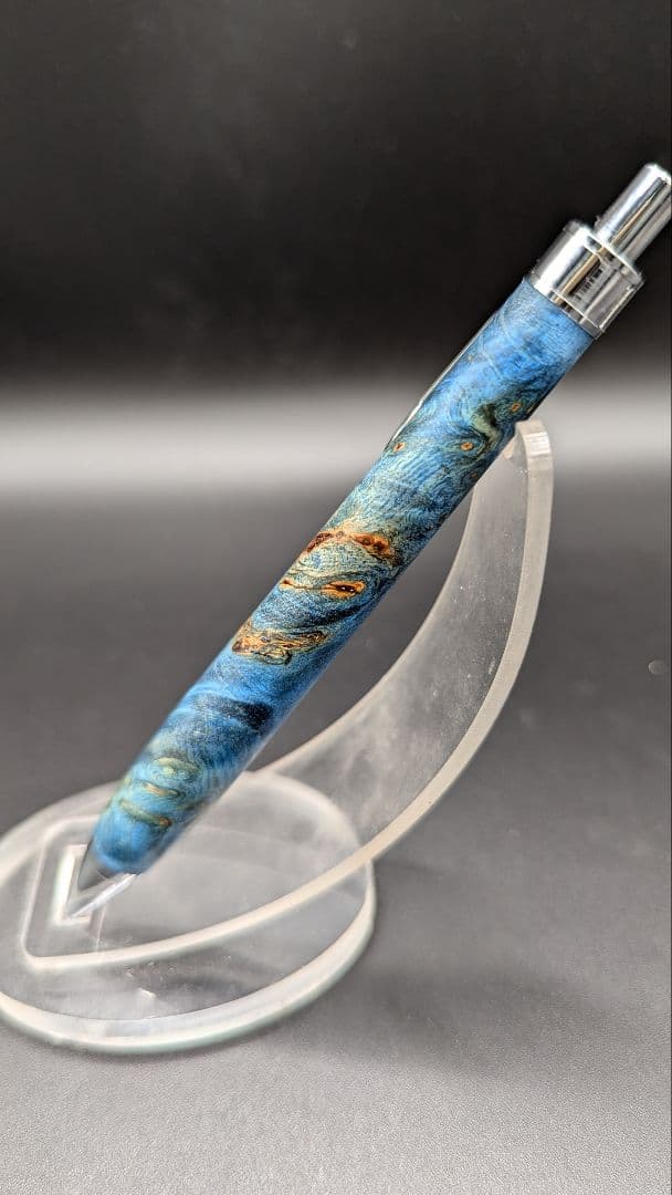 358ペン工房翌檜 スタビライズドウッドバーチバール 木軸シャーペン