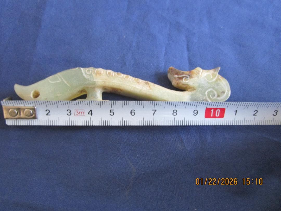 中国美術 たいこう 帯鉤帯締め 玉 石細工 彫り物 工芸品 1個 帯