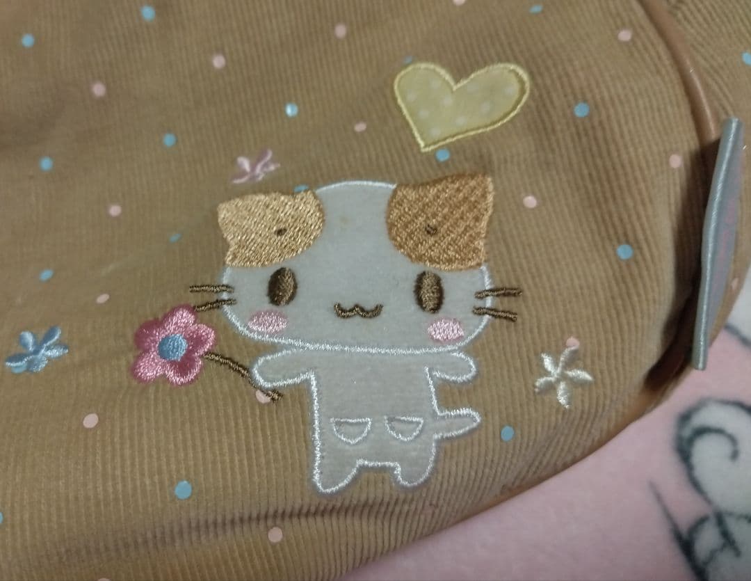 マシュマロみたいなふわふわにゃんこ　バッグ　当時物