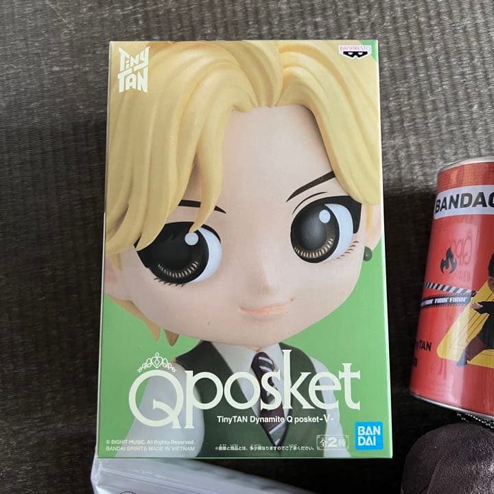 タイニータン Qposket 一番くじ 絆創膏 モアプラスおすわりぬいぐるみ