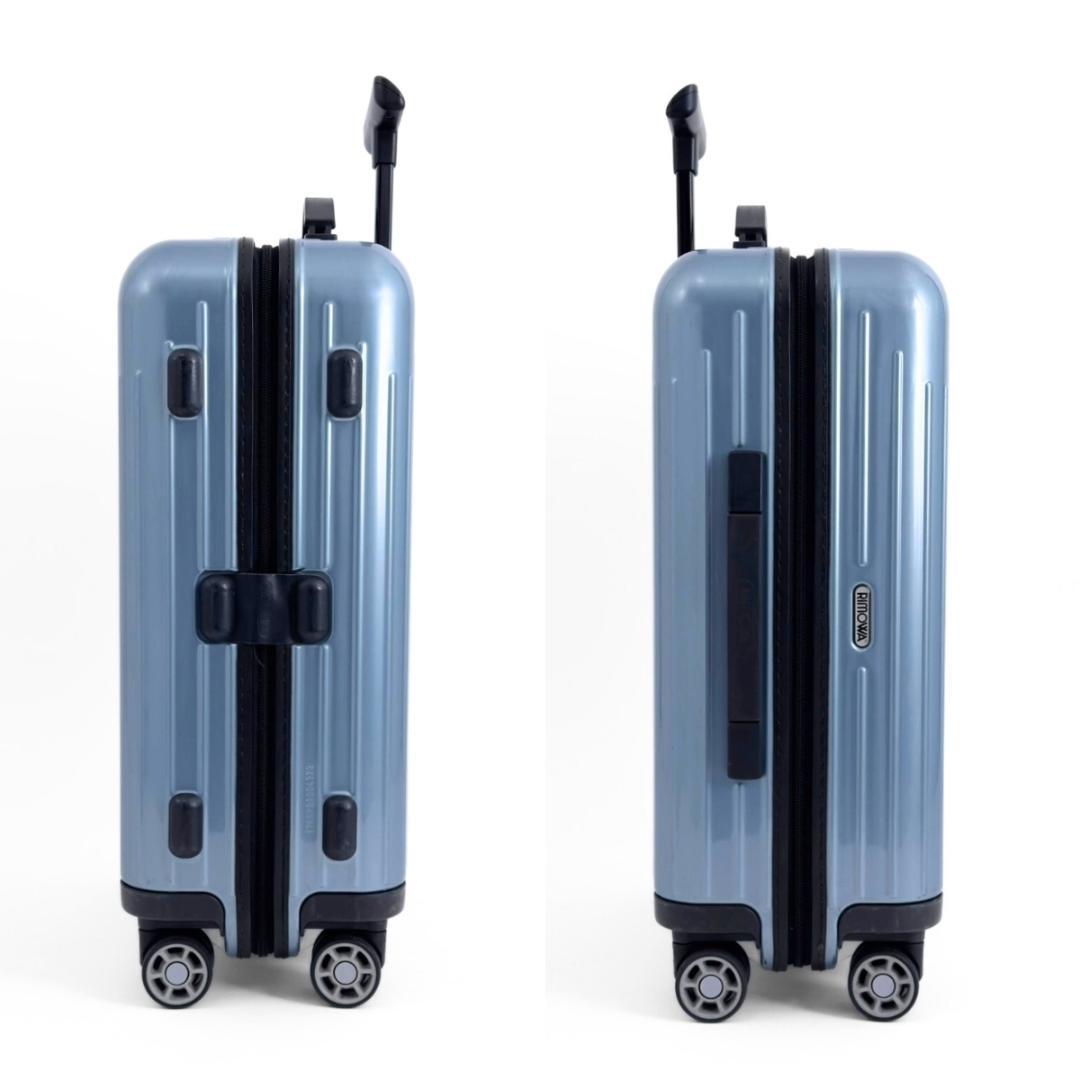 美品 リモワ サルサエアー 33L 機内持ち込み 4輪 TSAロック ブルー