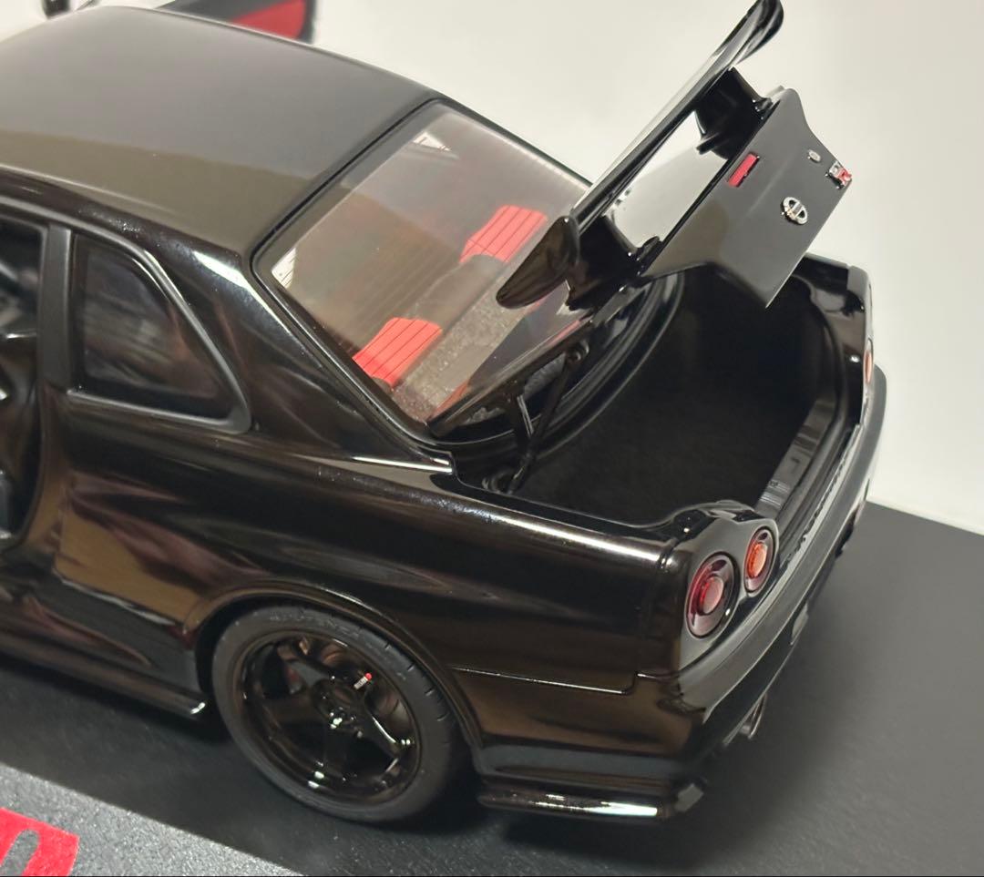 に*ー様 AUTOart 1/18ニスモ R34 GT-R Z-tune ブラッ