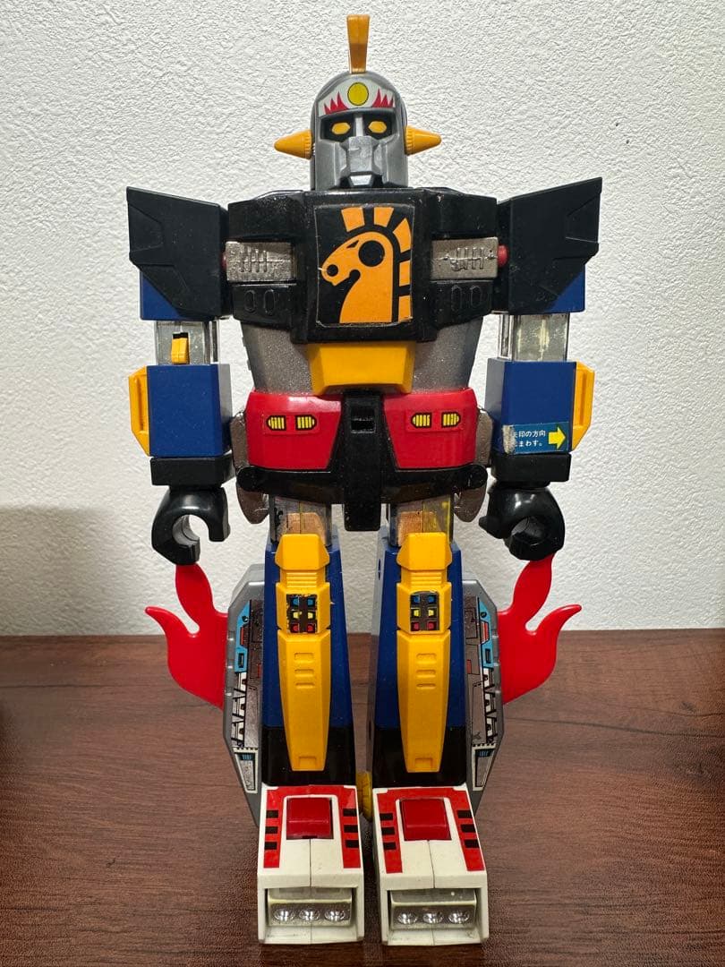 ☆希少レトロ現状品☆黄金合身 大馬神 ダイバジン タカトクトイス 箱