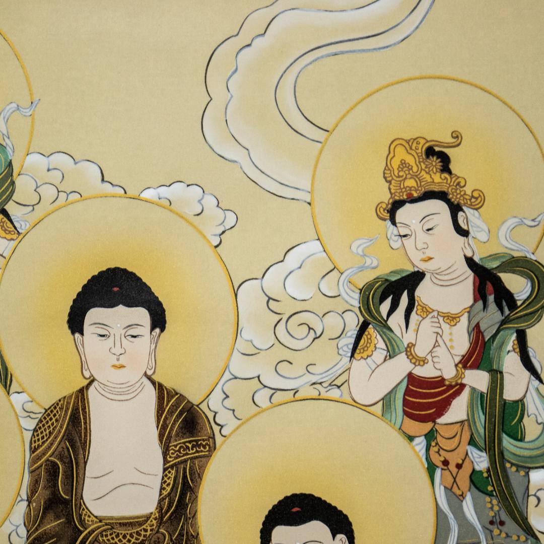 掛軸-1470　門井掬水　十三仏　共箱