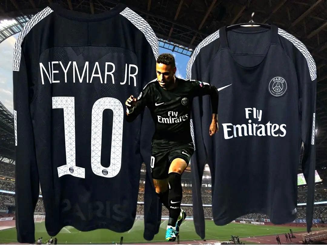 ネイマール#10】パリサンジェルマン ユニフォーム 17/18 3rd 長袖