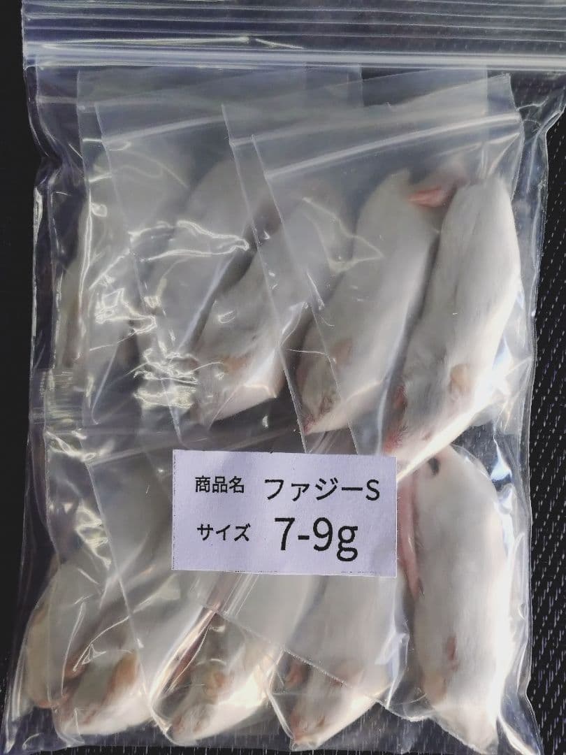 yuuuuka送料無料 冷凍マウスファジーS50匹　ピンクマウスＬ50匹 yuuuuka様専用送料無料 冷凍マウスファジーS50匹 ピンクマウスL50匹