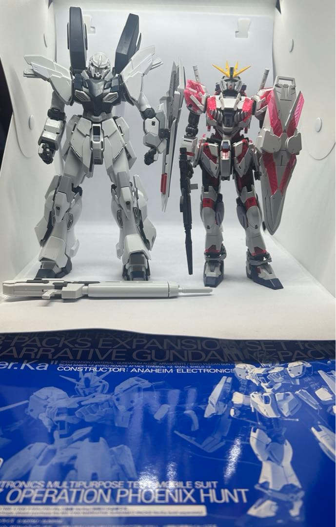 ガンプラ　MGナラティブガンダム　シナンジュスタイン　2体セット+B装備未組立て シナンジュ・スタイン (ナラティブVer.) (MG) (ガンプラ) - ホビー