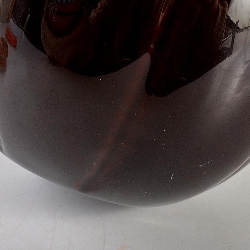 茶道具　山中塗　中村宗悦作　如心斎好写　阿吉陀茶入　共箱　V　6451