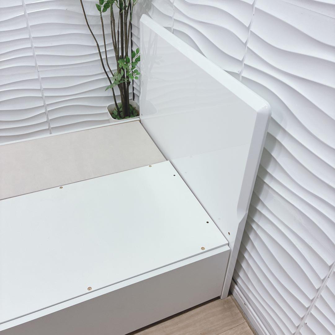 ◇大阪府 神戸市 配達料無料！NITORI◇ベッドフレーム◇シングル◇収納付き◇