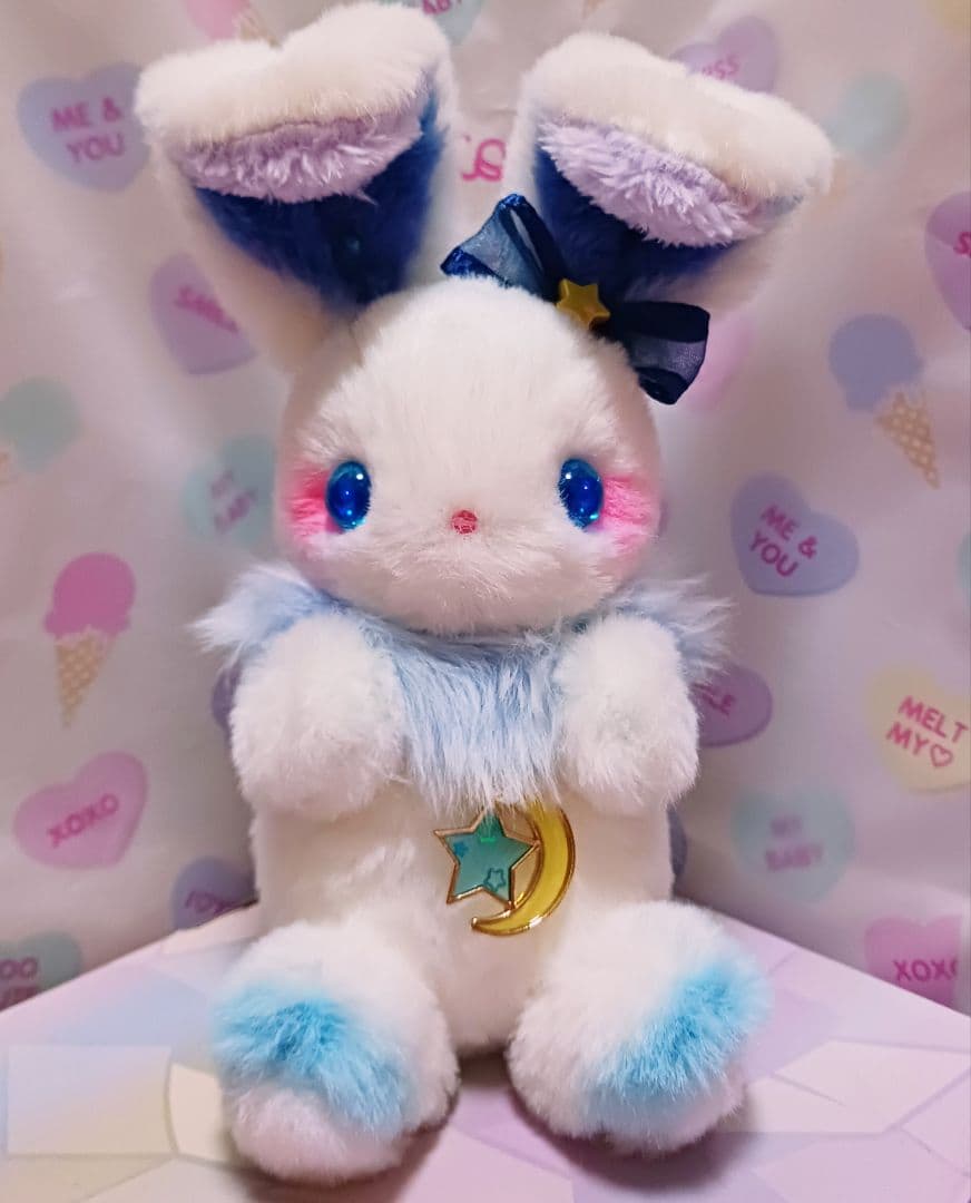 ハンドメイド】ユメミルBunny ぬいぐるみ(オーロラ)