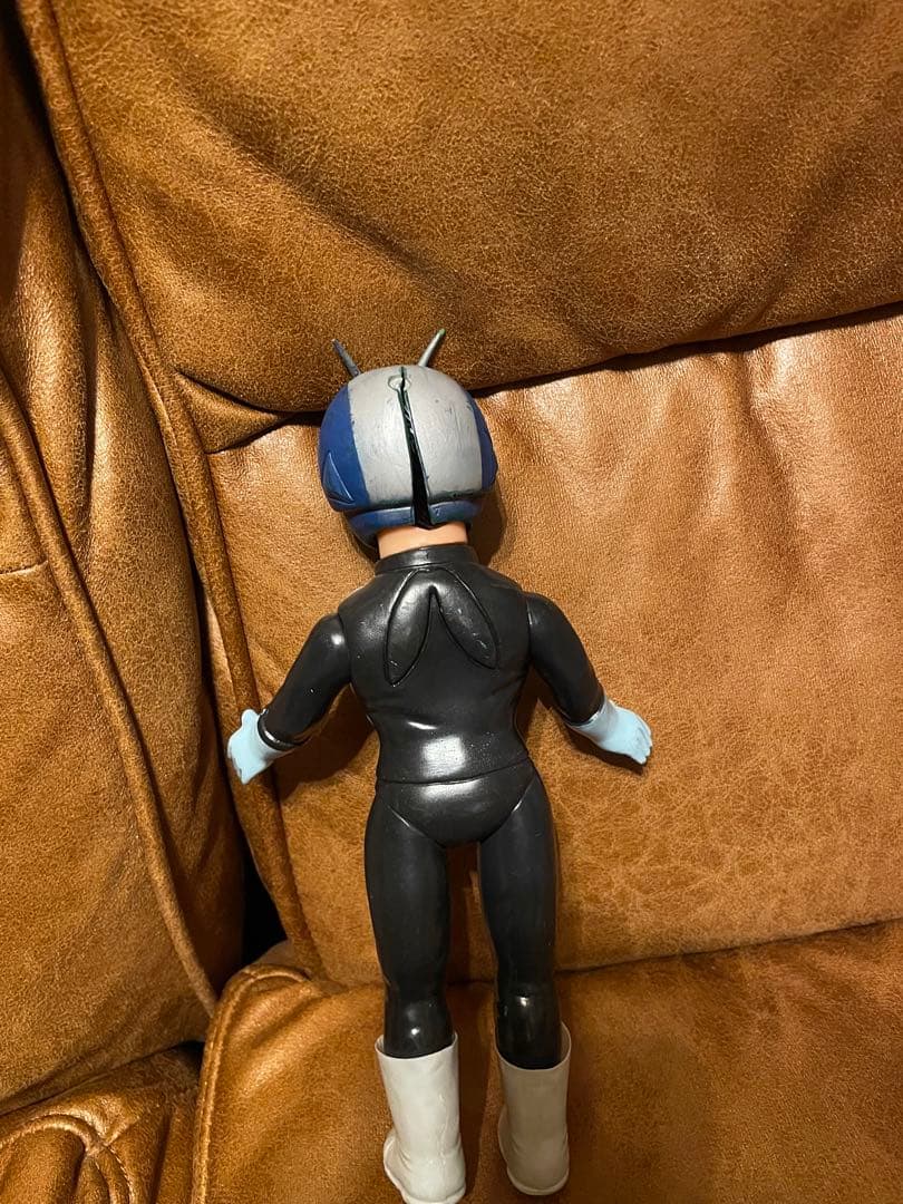 旧バンダイ 仮面ライダー ソフビ ブルーマスク