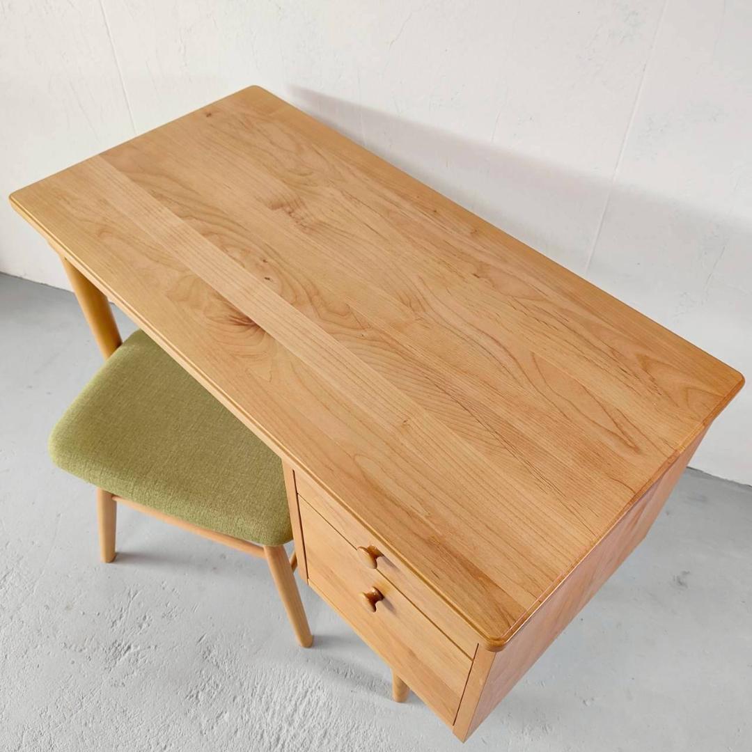 美品 モモナチュラル コモ 机のみ 幅90 無垢 アルダー材 - メルカリ
