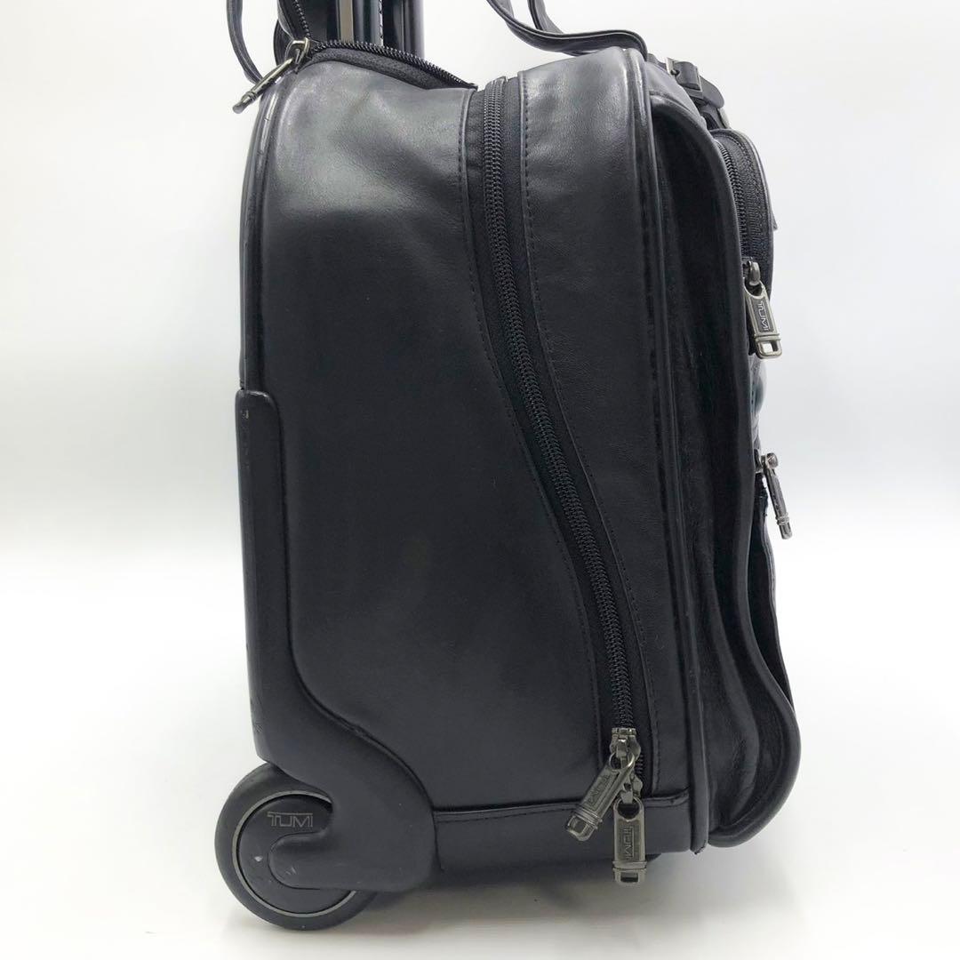 希少✨️TUMIビジネスキャリーケース オールレザー 機内持ち込み