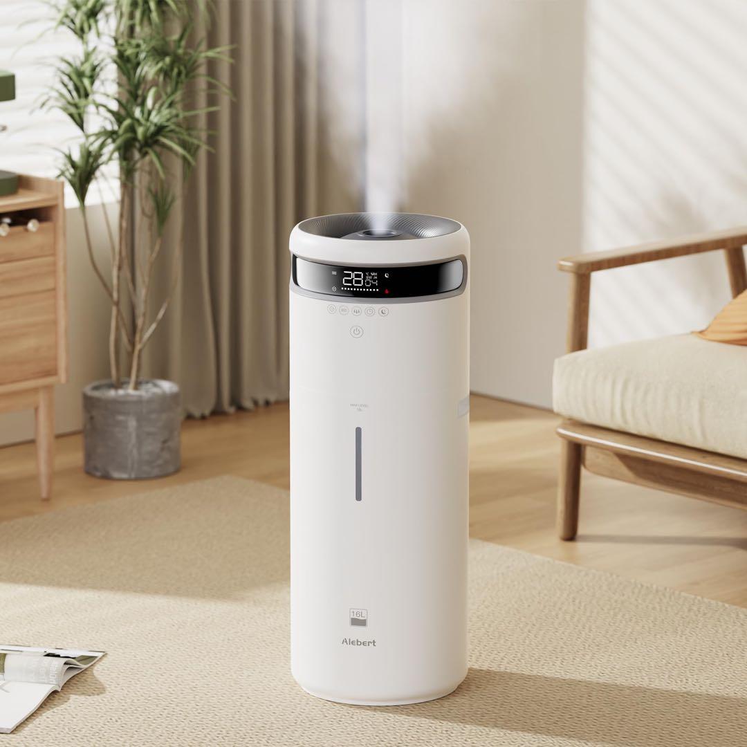 加湿器 大容量 16L 最大60畳適用 リモコン付き アロマ対応