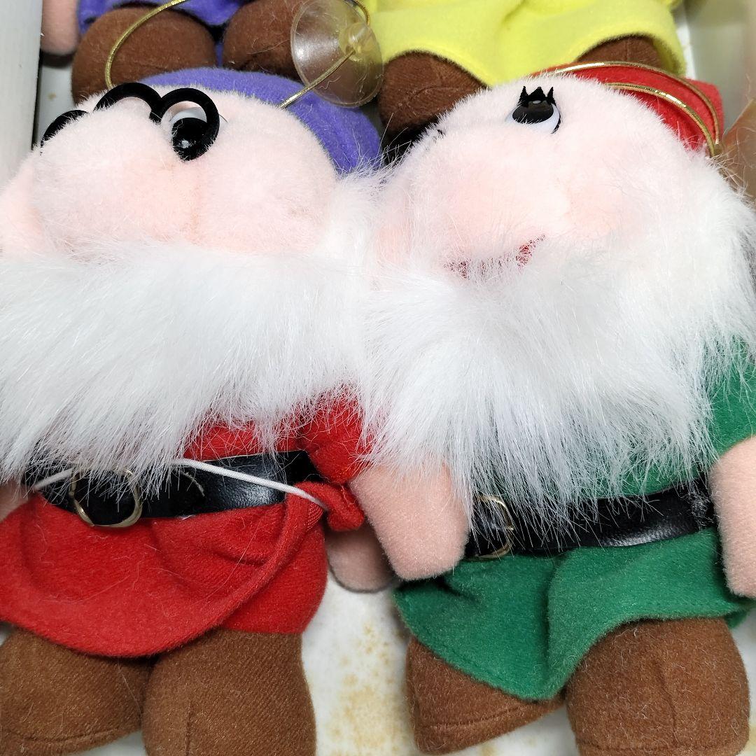 当時物 THE Seven Dwarfs 7人の小人 ぬいぐるみ 吸盤付き