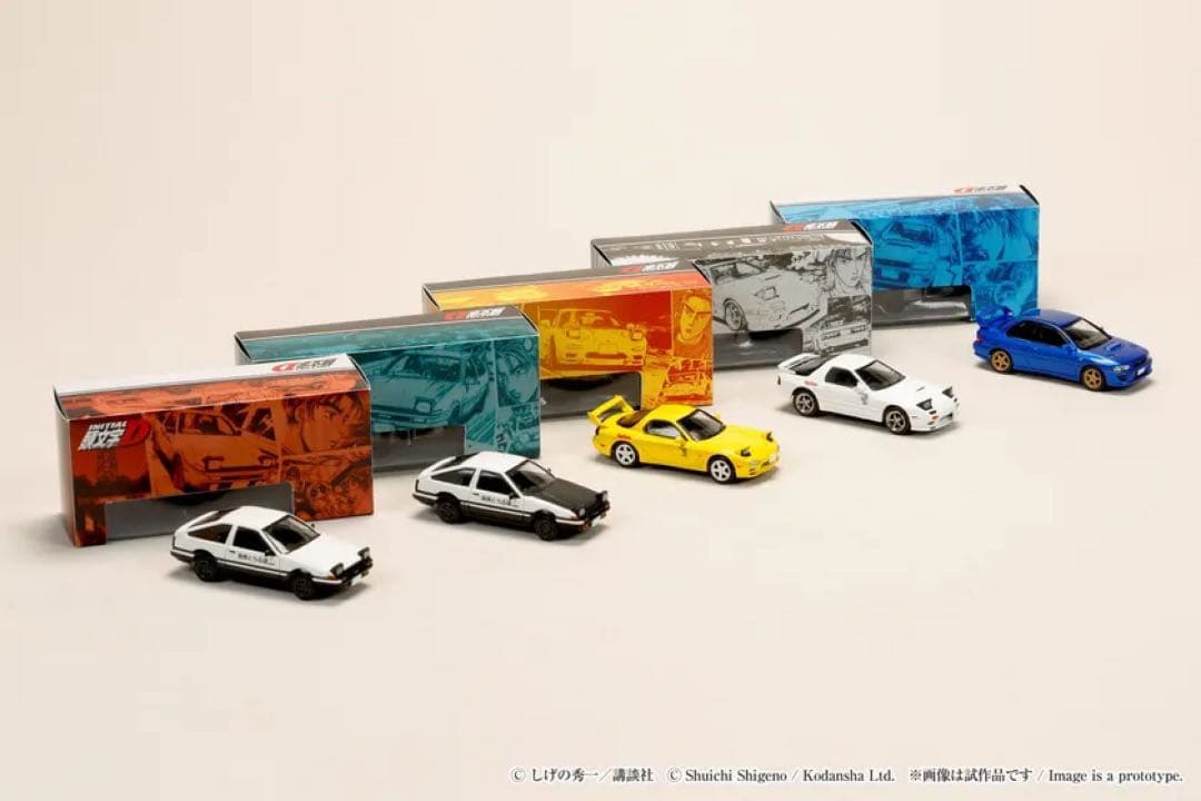 ホビージャパン 1/64 頭文字D 30th (5点)