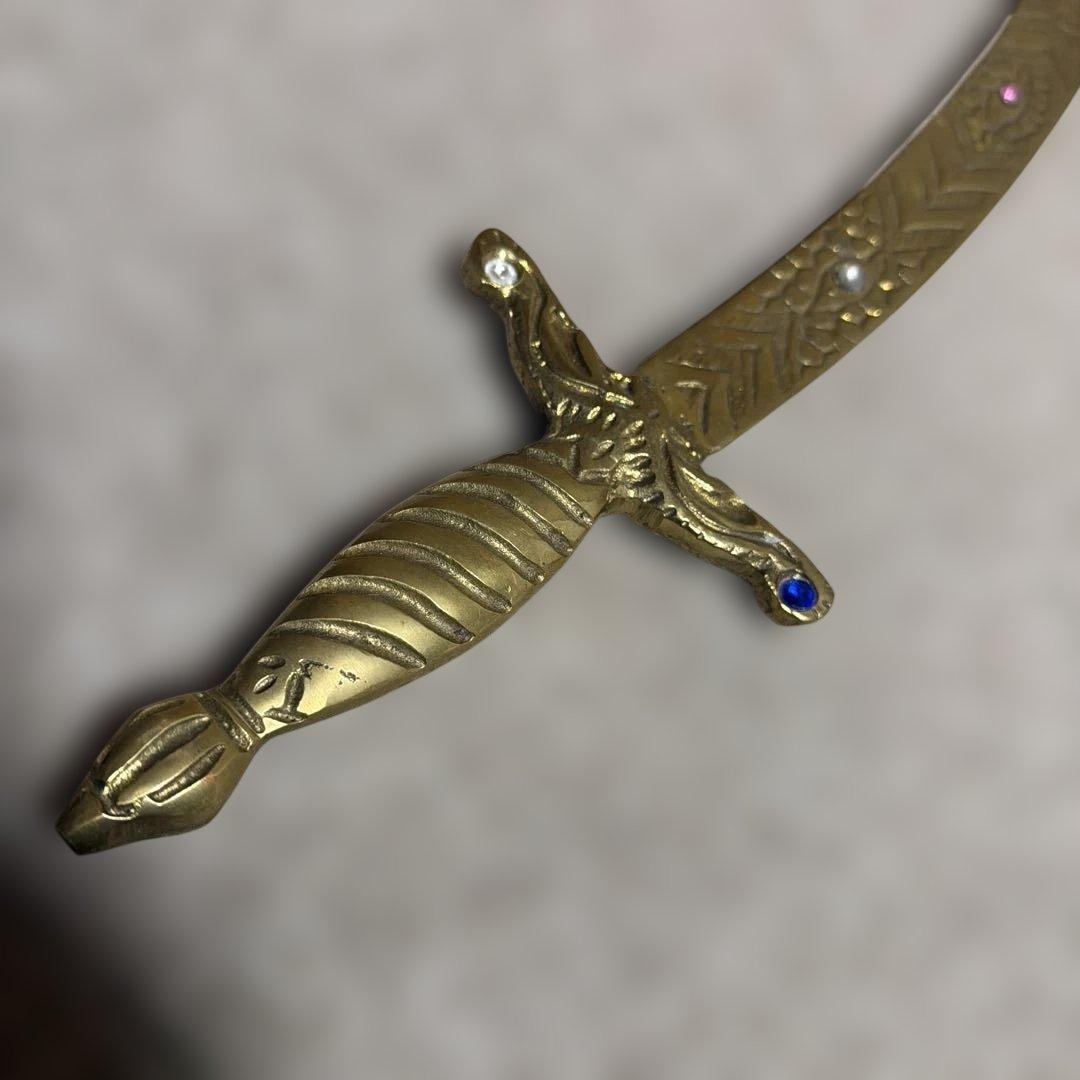 装飾用金色刀 約60cm